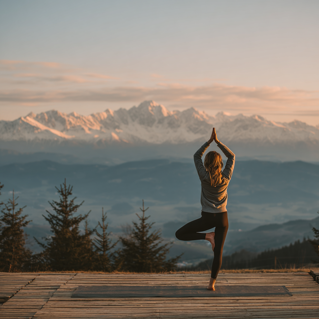 Йога заняття на природі